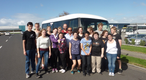 School group tour. Urban Development secondary school student trip. Auckland, New Zealand