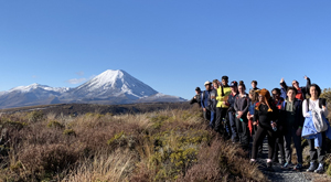 North Island sample tour for students studying geography in New Zealand